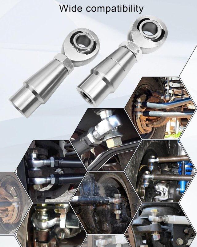 1 2 In Heim Joints Rod End Kit With Tube Adapters And Jam Nuts Left Right Hand Thread Chromoly Panhard For Steering Suspension
