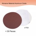 Uxcell 5-inch Psa Sanding Disc Aluminum Oxide Adhesive Back Sandpaper 100 Grit 30 Pcs