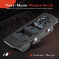 A-premium Master Power Window Switch Compatible With Ford F-150 2015-2020 Extended Crew Standard Cab Pickup Front Left Driver