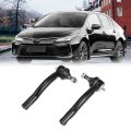 Front Outer Tie Rod End Links Es80432 Es80431 For Toyota Corolla 2003 2008 2 Piece Set Black Metal Suspension Steering Part