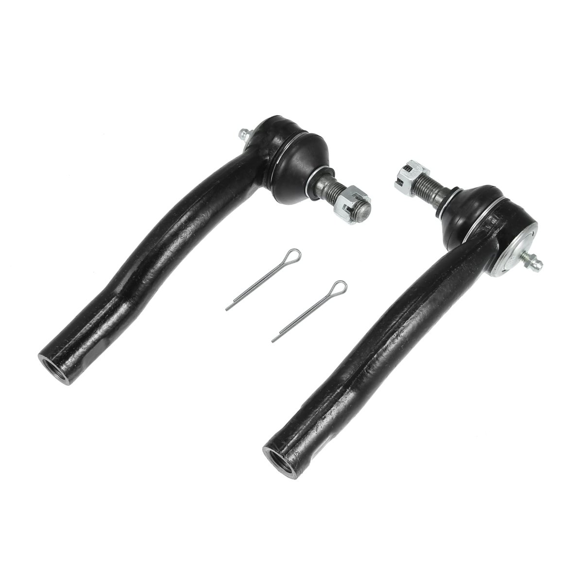 Front Outer Tie Rod End Links Es80432 Es80431 For Toyota Corolla 2003 2008 2 Piece Set Black Metal Suspension Steering Part
