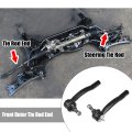Front Outer Tie Rod End Links Es80432 Es80431 For Toyota Corolla 2003 2008 2 Piece Set Black Metal Suspension Steering Part