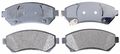 Sgd699m Service Grade Semi-metallic Disc Brake Pad Set For Passenger Car Rear Position 