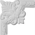 Ekena Millwork Pml10mi-2 Milton Running Leaf Ii Corner Matches Moulding Pml02x00mi Panel 10 W X 10 H Primed 