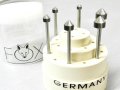 Jewelry Setting Burs Fig 413 Stone Setters 6 Piece Set 040 To 080 Large With 3 32 In Shank Tungsten Vanadium Steel Ba-43-4080 