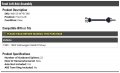Front Left Driver Side Axle Assembly 22 Spline Compatible With 1980-1983 Volkswagen Rabbit Pickup