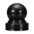 Metal Ball Post Cap 1 69 X Inch Round Fence With Top Decorative Iron Pipe Caps For Square Posts Handrail Guardrail Deck Railing 
