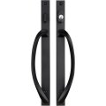 Rockwell Laguna Contemporary Keyed Entry Sliding Patio Door Handleset In Black Finish 
