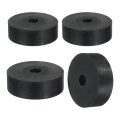 4pcs Thick Rubber Spacer 2-3 8 Inch Od X 1 2 Id 13 16 Thickness Round Bushings Anti Vibration Flat Washers For Home Industrial 