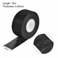 Uxcell Adhesive Cloth Fabric Tape Looms Single-side 40mm X 15m Black