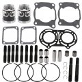 Kipa Piston Gasket Top End Kit For Yamaha Banshee 350 Yfz350 Standard Bore 64mm 1987-2006 With Pin Ring Bearing