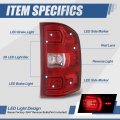 Auto Dynasty Led Tail Light Assembly Rear Taillamp With Brake Side Marker For Chevy Silverado 1500 2500 3500 Hd 2007-2014