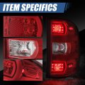 Auto Dynasty Led Tail Light Assembly Rear Taillamp With Brake Side Marker For Chevy Silverado 1500 2500 3500 Hd 2007-2014
