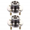 Ocpty 2pc New Premium 541009 Rear Wheel Bearing And Hub Assembly Fit For With Abs 2005-2011 Chevrolet Aveo 2007-2011 Aveo5