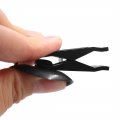 Uxcell 2pcs Black Plastic Suction Cup Windshield Curtain Card Photo Clip For Vehicle