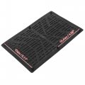 X Autohaux 2pcs Car Vehicles Trucks Floor Carpet Mat Patch Heel Scuff Plate Foot Rest Pedal Pad