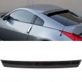 Aintier 1pc Carbon Fiber Roof Spoiler Compatible For 2003-2008 Nissan 350z Glossy Black Rear Window Trunk Wing Tail