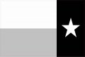 Stickertalk Reversed Black And White Texas Flag Sticker 6 Inches By 4 