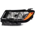 Headlight Assembly Left Replacement For 2017-2021 Jeep Compass Black Housing Clear Lens 55112707ae Ch2502295 
