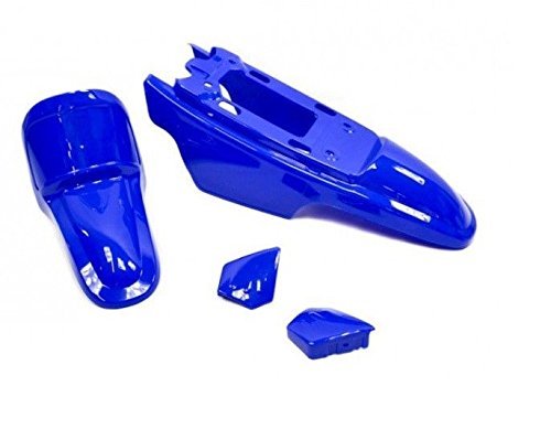 Plastic Body Fender Cover Set For Yamaha Pw50 Py50 Peewee 50 Blue Fairings Kit Including Front And Rear Fenders Gas Tank Sides