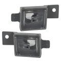 License Plate Light Pair For Gmc Canyon 2015 2022 Rear Driver And Passenger Side Clear Lens Plastic Capa Certified Gm2875100c 