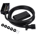 7 Way Trailer Wire 12 Ft Heavy Duty Prong With Grip Handle And Twist Lock Etl Cetl Ul Certified For Rvs Trailers Caravans 