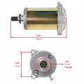 Starter For Suzuki Gz250 1999 2000 2001 2002 2003 2004 2005 2006 2007 2008-2010 Model Kvtr-13521