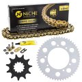 Niche Drive Sprocket Chain Combo For Rieju Mrt Pro 50 Front 11 Rear 52 Tooth 420vm-x X-ring 132 Links