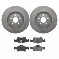A-partrix Rear Disc Brake Pads And Rotors Kit Fits Mercedes-benz Sl500 2003 2004 2005 2006 