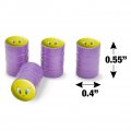 Looney Tunes Tweety Face Tire Rim Wheel Aluminum Valve Stem Caps