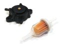 Fuel Pump W Filter For E-z Go Ezgo Golf Cart 72873g01 295cc 350cc Fuji-robins 