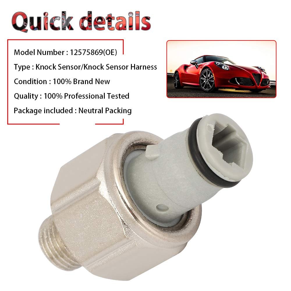 Knock Sensor 8961520010 For Toyota 4runner 1988 To 1991 Celica Pickup And Mr2 Lexus Ls400 1990 Flange Mount Engine Detonation