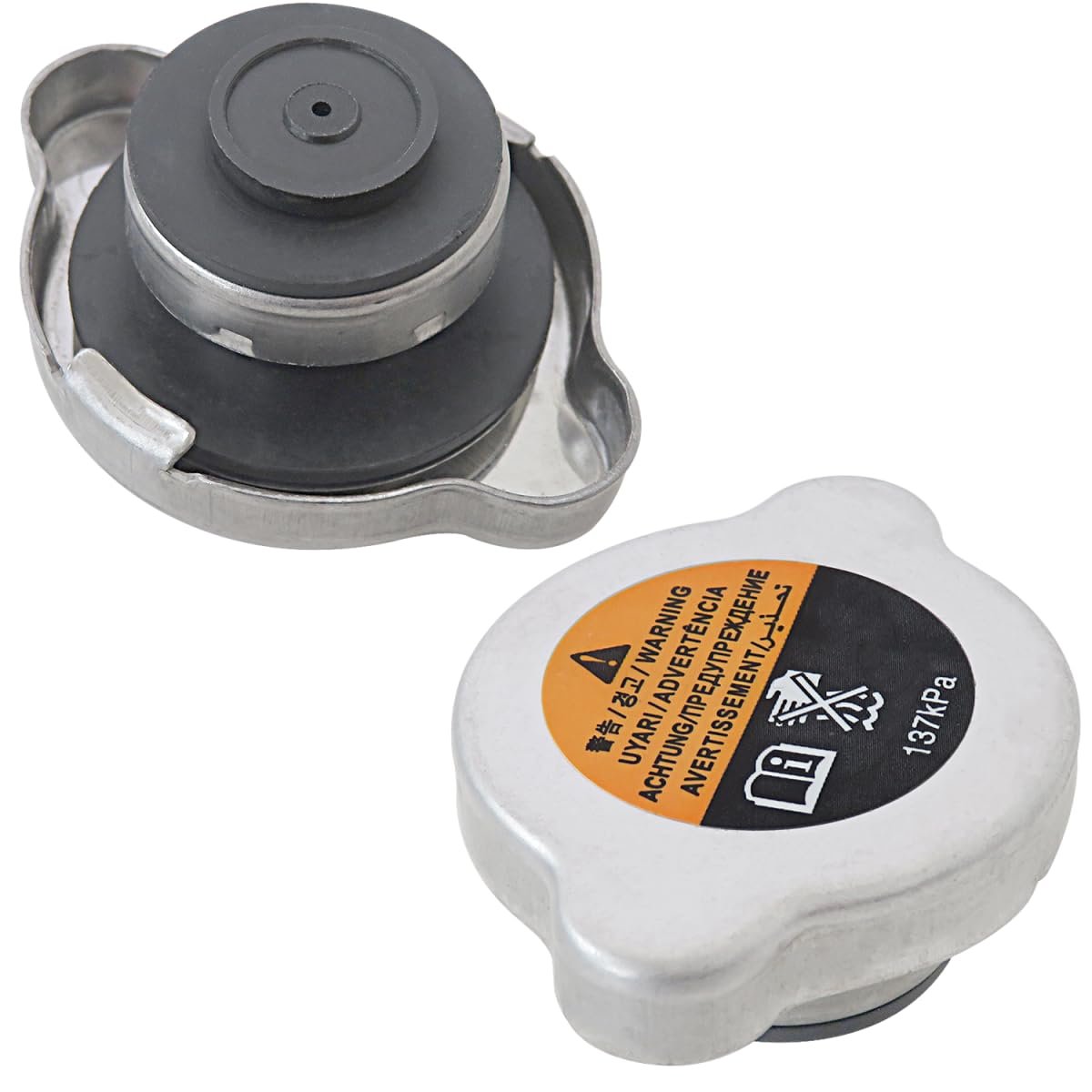 2 Pcs 21430-8991a Radiator Cap For Nissan Altima Frontier Pathfinder Xterra And Infiniti Ex35 Fx35 Stainless Steel 137kpa