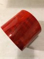 Safe Way Traction 4 Wide X 10 Foot Long Roll Of 3m Dot Diamond Grade Conspicuity Solid Red Reflective Sheeting Safety Tape 