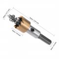 Uxcell 18mm Hss Drill Bit Hole Saw Stainless High Speed Steel Metal Alloy