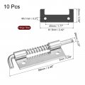 Uxcell Spring Loaded Latch Pin 10pcs 3 46 304 Stainless Steel Right-handed With Hole Locked For Distribution Box Electrical