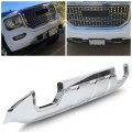 Front Bumper Skid Plate For 2016 2017 2018 2019 Gmc Sierra 1500 Chrome Abs Plastic Protective Armor Engine Undercover Replace 
