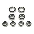 Hub Carrier Bearings 5x10x4mm 6x13x5mm 10x15x4mm Blk Associated B5m 