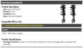 Front Strut And Coil Spring Assembly Kit Set Of 2 Compatible With 1998-1999 Subaru Legacy