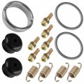 Caltric Muffler Silencer Gasket Seal Spring Kit Compatible With Polaris Rzr 4 Xp 900 2012 2013 2014
