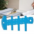 Table Saw Depth Gauge Height Limit Measuring Ruler Router Aluminum Alloy Woodworking Tool