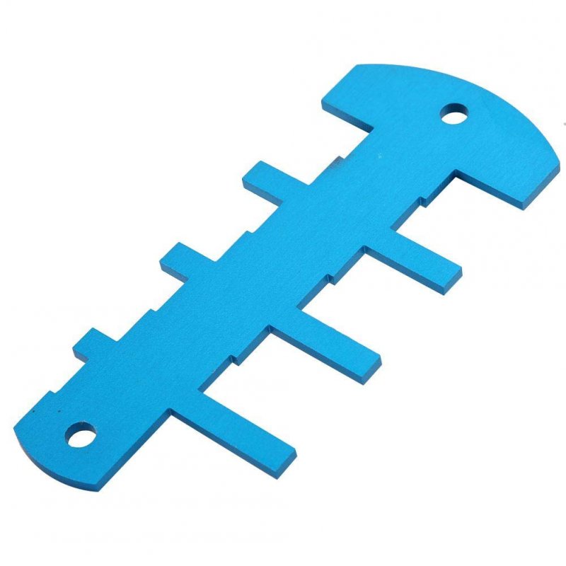 Table Saw Depth Gauge Height Limit Measuring Ruler Router Aluminum Alloy Woodworking Tool