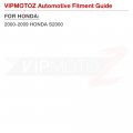Vipmotoz Front Amber Led Strip Side Marker Lights For 2000-2009 Honda S2000 S2k Ap1 Ap2 Black Housing Smoked Lens 2-piece