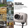 Mini 6led Wired Cctv Security Camera Night View High Sensitivity Brighter Image 3 6mm Removable Mount Audio Video Output Color