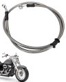 Jfg Racing 35 4 90cm Motorcycle Hydraulic Brake Line Hose Silver 