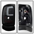 Acanii For Black 1994-2001 Dodge Ram 1500 2500 3500 Led Tube Tail Lights Lamps Left Right