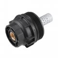 X Autohaux Black Car Oil Engine Filter Housing Cap Cover For Lexus Lx570 Toyota Sequoia Tundra Land Cruiser 15620-38010