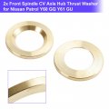 Topteng 2x Front Spindle Cv Axle Hub Thrust Washer For Nissan Patrol Y60 Gq Y61 Gu 40589c6000
