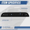 Auto Dynasty Full Led Smoked Housing Rear Center High Mount 3rd Third Tail Brake Light Stop Lamp Compatible With Jeep Patriot