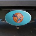Space Jam A New Legacy Porky Pig Oval Tow Trailer Hitch Cover Plug Insert